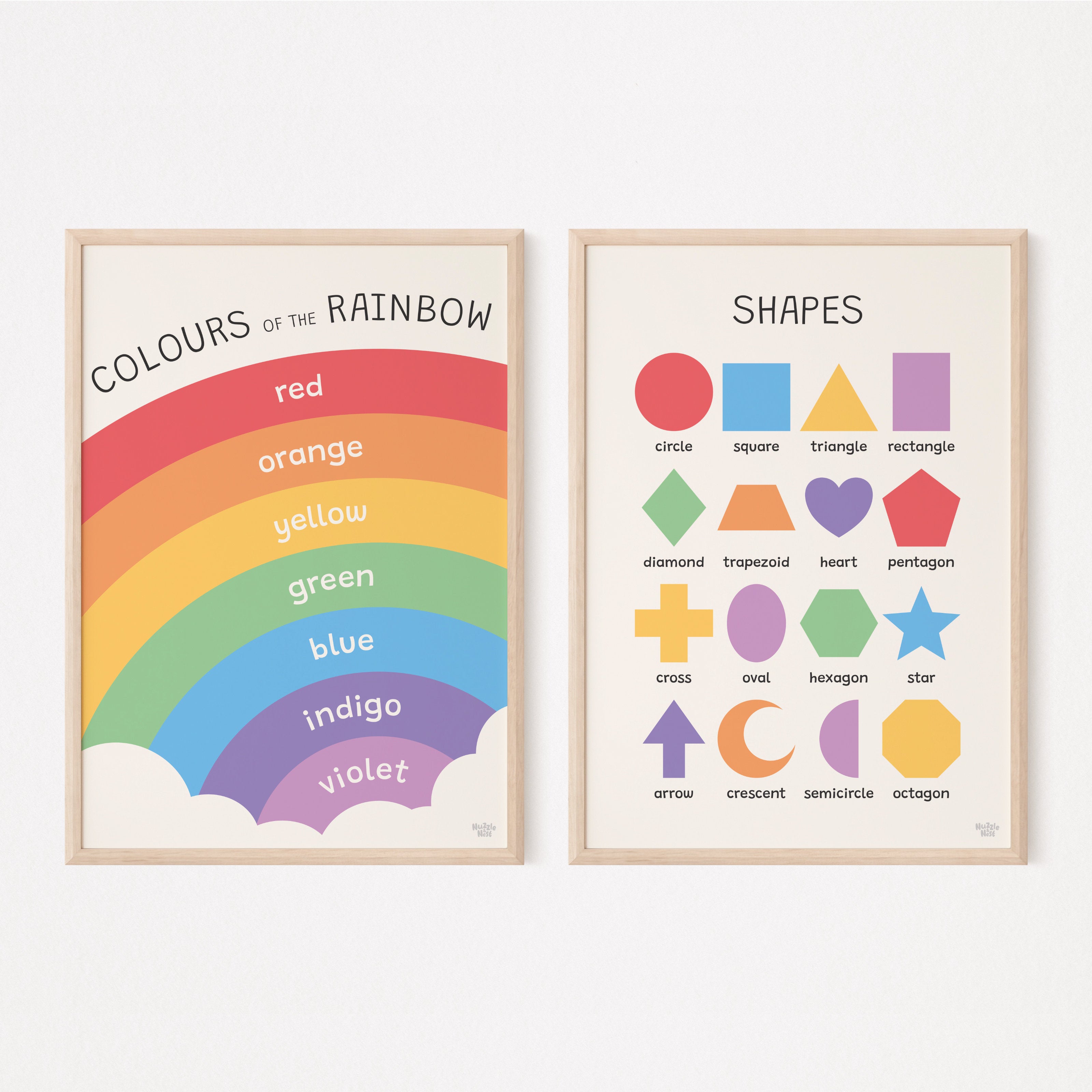 Colours &amp; Shapes Print Bundle