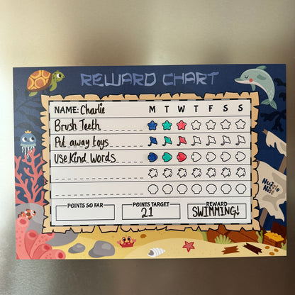 Kids Ocean Theme Reward Chart